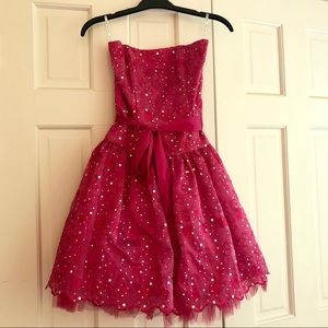 Strapless Jessica McClintock Party Dress